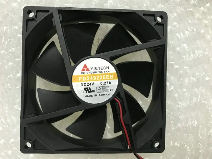 Freight free original Y.S.TECH 9025 FD249225EB DC24V 0.27A 9CM 2-wire converter fan