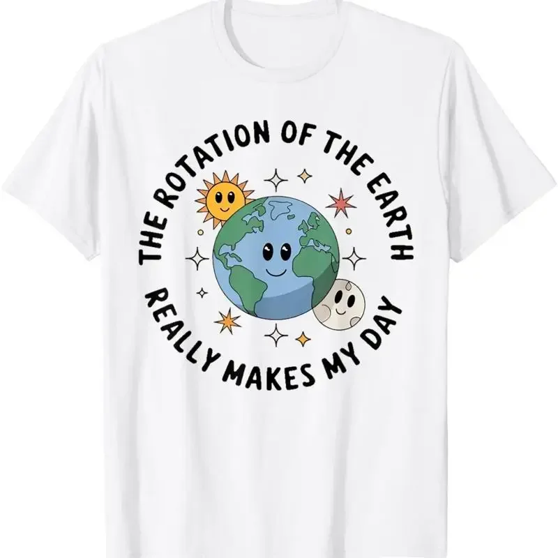 Rotation Of The Earth Makes My Day Science Kids T Shirt