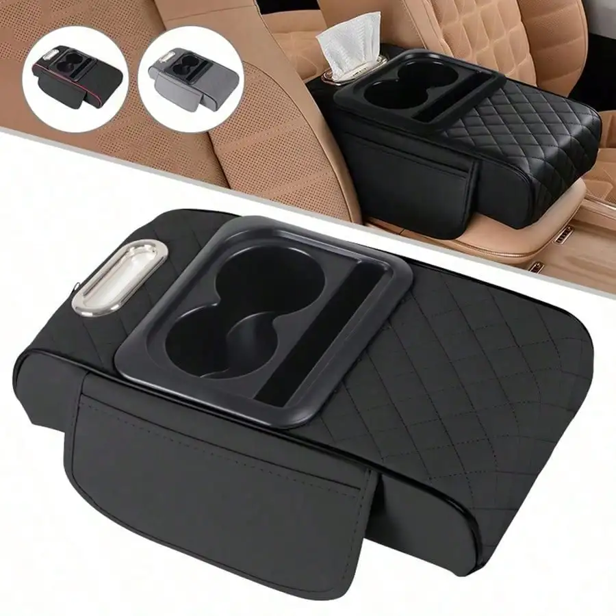 Car Central Storage Organizer with Cup Holder