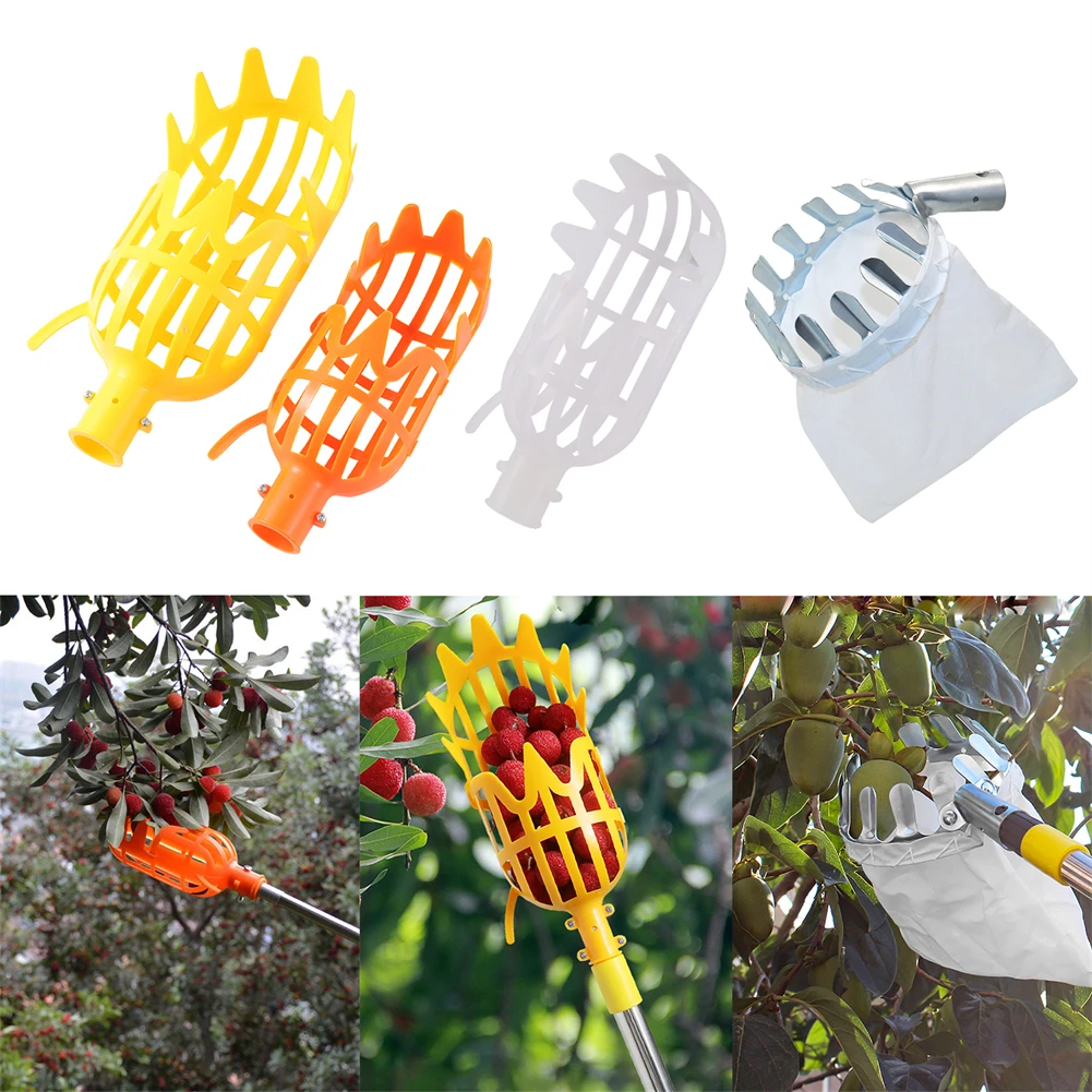 1Pc High Altitude Fruit Picking Tool Yangmei Pipa Lychee Longan Persimmon Telescopic Manual Fruit Picking Machine Plastic/Metal