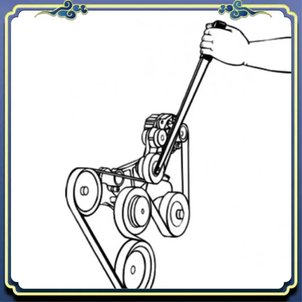 أداة إزالة شداد حزام السربنتين AU16 لمحرك BMW Mini Cooper S R52 R53 W11 فائق الشحن