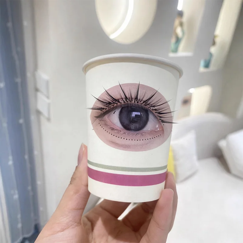 20/5 stücke Wimpern Verlängerung Übung Form Falsche Wimpern Pfropfen Praxis Papier Für Individuelle Wimpern Extensions Make-Up-Tools