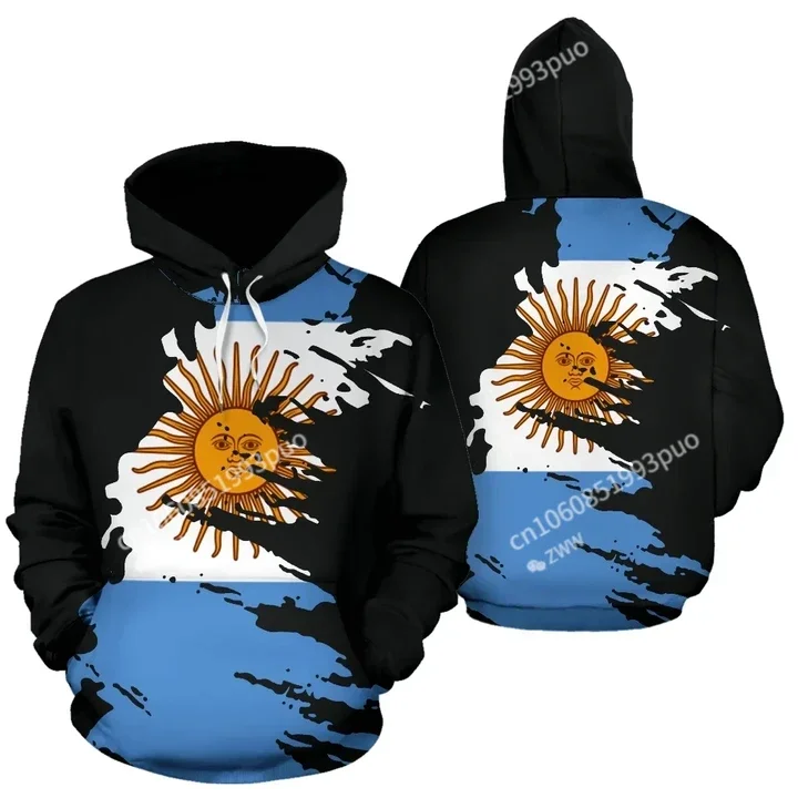 3DPrint Newest Argentina Sport Country Flag Unique Men/Women Cozy Hrajuku Casual Streetwear Hoodie/Zip/Sweatshirt