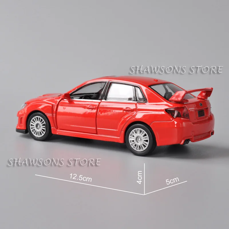 Modèle réduit de voiture Subaru WRX STI, échelle 1/10e, moulé sous pression, jouets, côtes arrière, cimetière l'inventaire