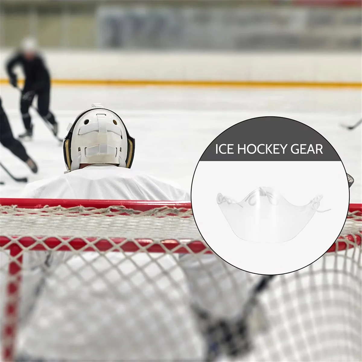 Visiera trasparente per casco da hockey su ghiaccio antiappannamento Visiera trasparente Protezione per il viso Protezione per equipaggiamento Casco Visiera trasparente per scudo