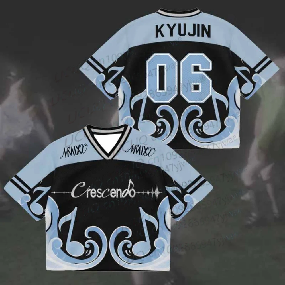 Camiseta Esportiva Casual Unissex com Estampa 3D do Álbum NMIXX Heavy Serenade 2026 Crescendo para Verão
