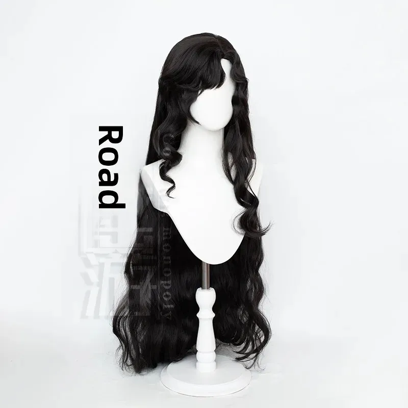 Xiaoyao You Return To The Future 1999 Isold Cosplay Wig Simulated Hair Top Black Wave Cosplay Anime Real Show Mechanism Hair Cap