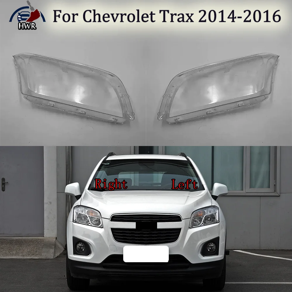 

Headlamp Lamp Shell Headlight Cover Transparent Lampshade Plexiglass Replace Original Lens For Chevrolet Trax 2014 2015 2016