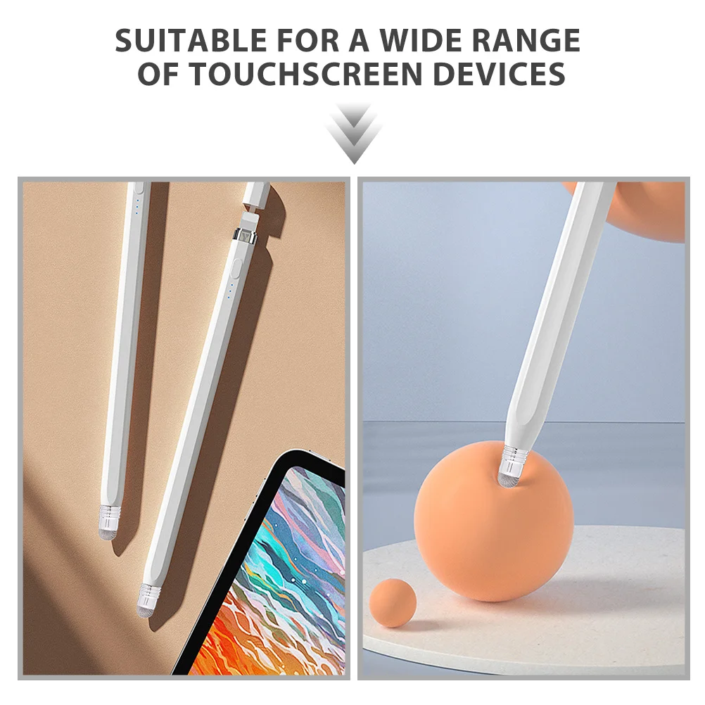 10 قطعة نصائح القلم بالسعة 6.0 مللي متر M5 الخيوط استبدال موصل النسيج القلم المناقير للتحكم على الهواتف الذكية #5