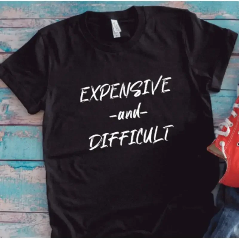 Expensive And Difficult Black T Shirt