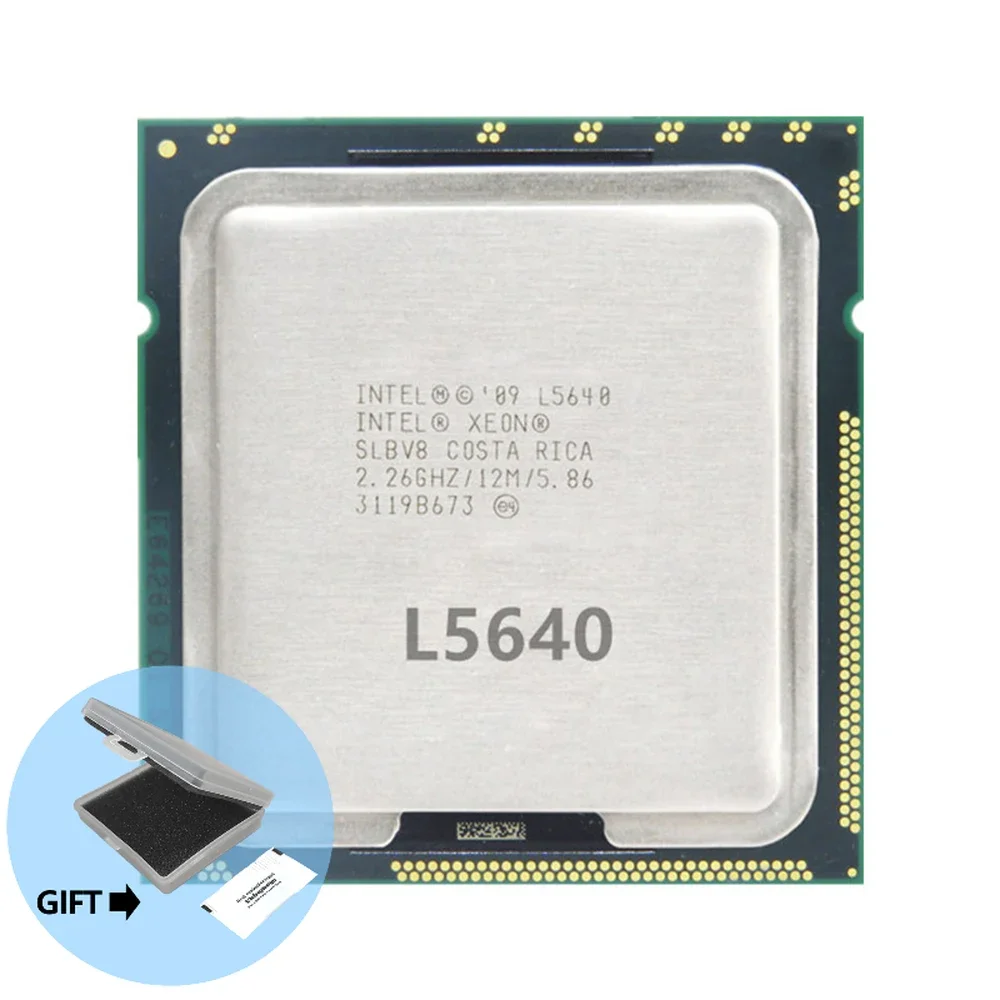 Intel Xeon L5640 2.26GHz 12MB 5.86 GT/s SLBV8 LGA 1366 Server CPU