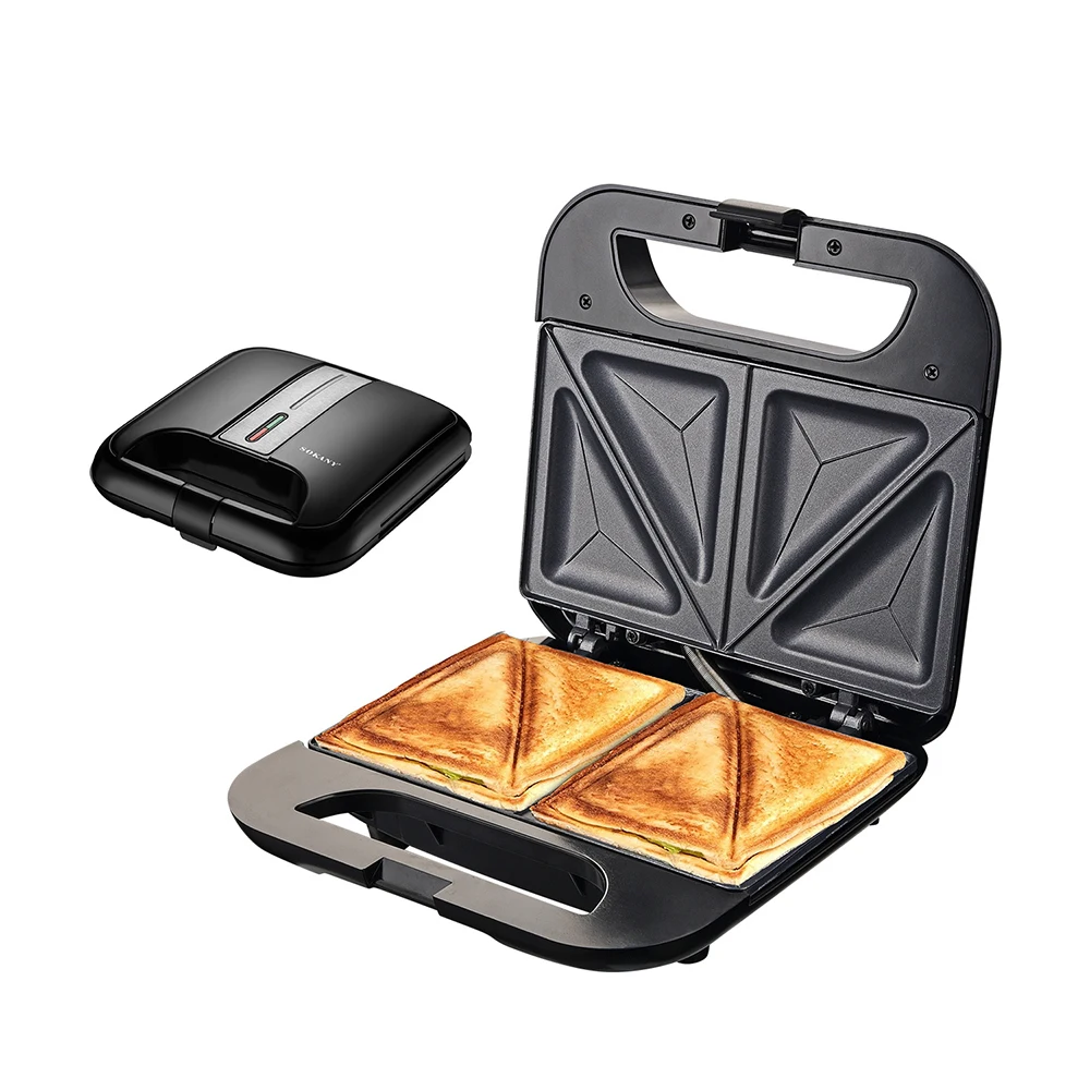 

Panini Sandwich Maker, 2in1 Breakfast Sandwich Machine, Household Grilled Cheese Maker, Non Stick Fast Baking Waffle Maker 750W