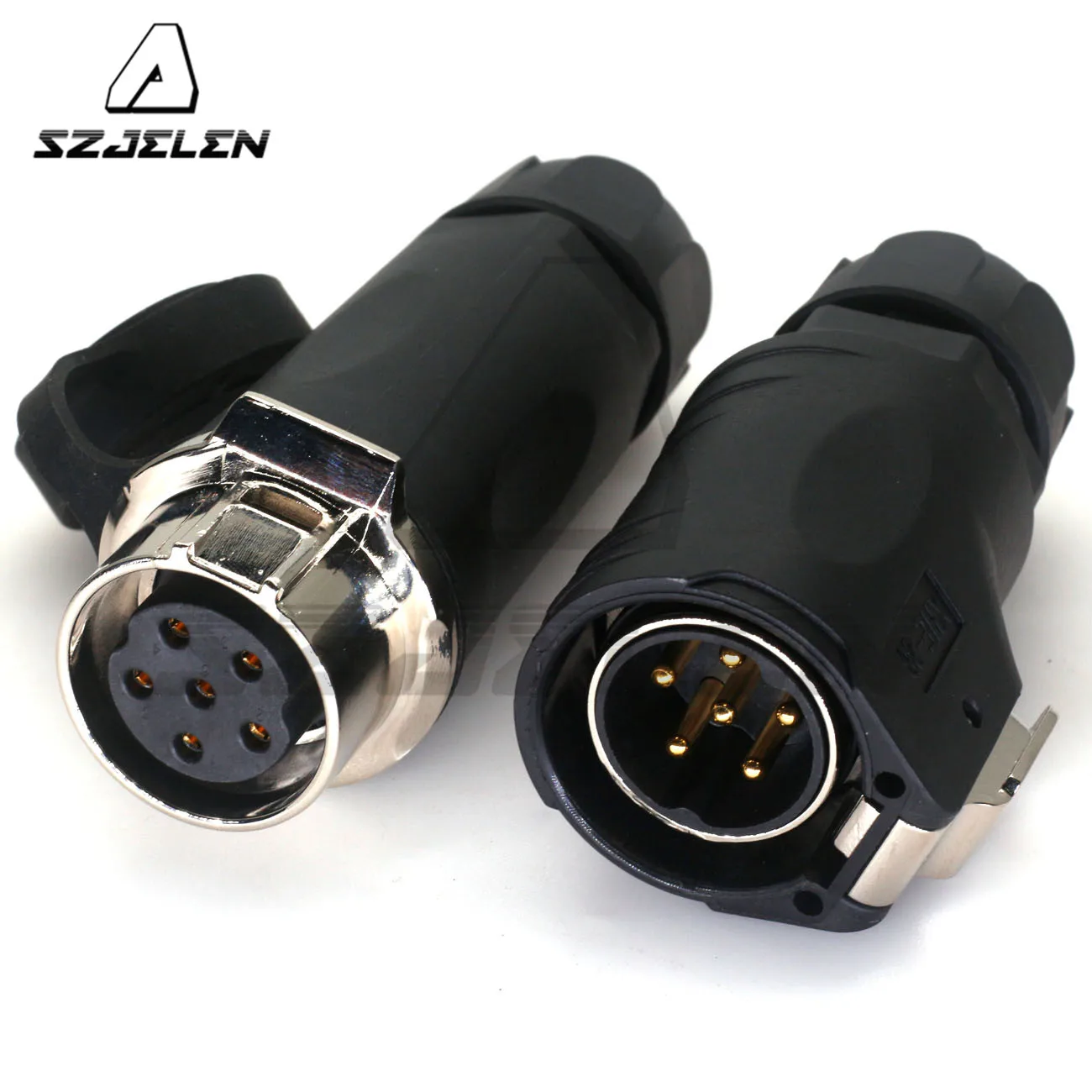 XHP28 Series 2 3 4 5 6 7 8 10 Pin Waterproof Cable Butt Connector Socket and Plug are Applicable to Equipment Power Signal Cable