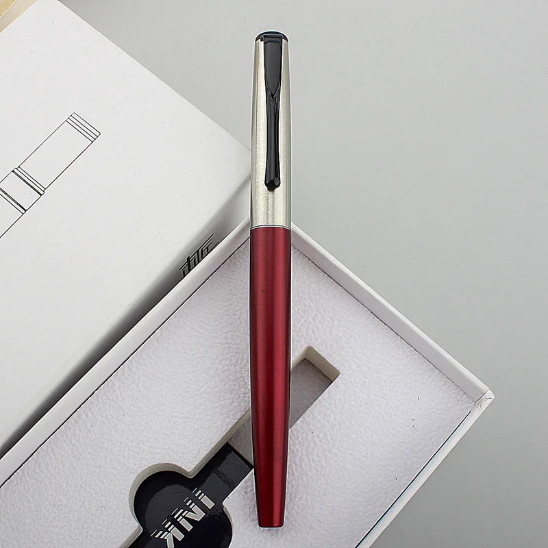 

High Quality Metal Ballpoint Pen Luxury Black blue Red Rollerball Pen 0.7mm Black Ink Refill Ink Pen Office School Stationery