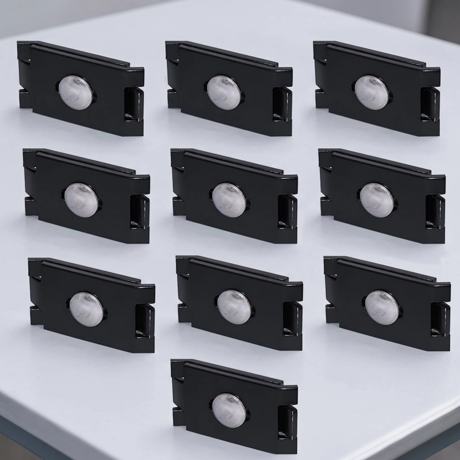 10 Pieces Fence Panel Bracket Heavy-Duty Fence Mounting Bracket Post-to-Panel Connector Easy Installation Metal Connector