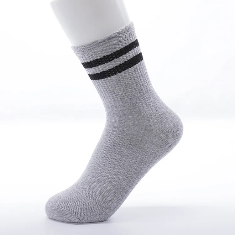 Herfst/Winter Nieuwe Stijl Twee-Bar Gestreepte Vrouwen Tube Sokken Mode Eenvoudige Sport Vrouwen Sokken basketball socks