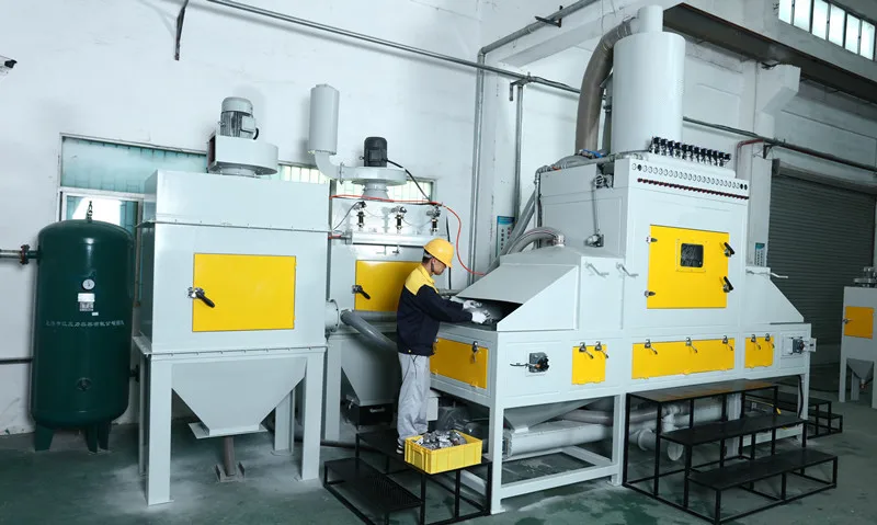 Automatic Steel Shot Pass-Through Type Blasting Machine for Deflashing & Burnishing