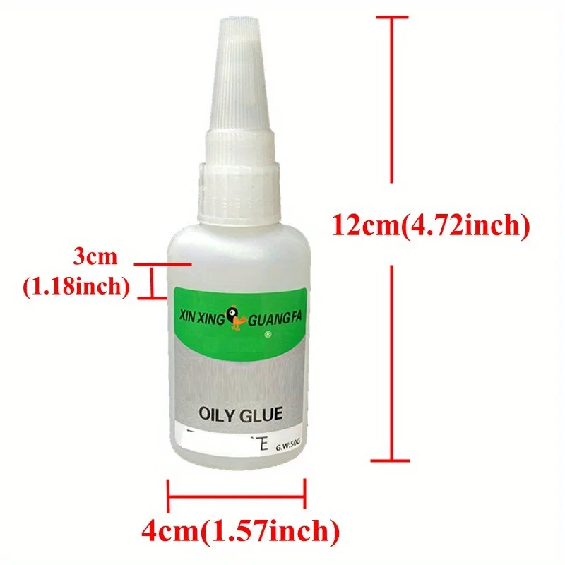 50g Oily glue Tree Frog Strong Super Glue Liquid Universal Glue Adhesive rubber metal wood jade leather shoes