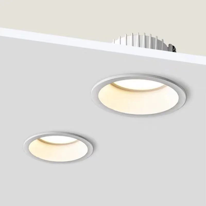 Anti-glare Recessed 36W LED Downlights 220V 9W 12W 15W 18W 24W Led Ceiling Lamp Narrow Led lights for room Bedroom Kitchen