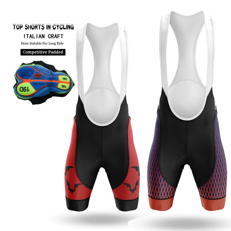 Summer 2023 Cycling Shorts 19D Padded Road Bicycle Mountain Bike Men\'s Cycling Shorts Breathable Compression Cycling Bib Shorts