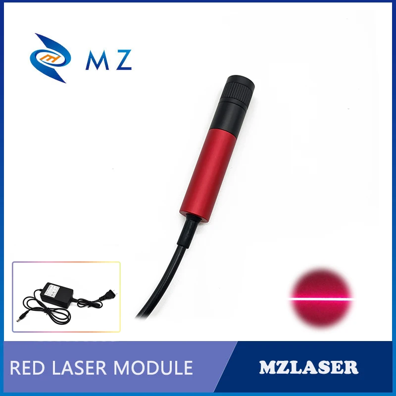 Imagem -06 - Linha Vermelha do Módulo do Laser com Foco Ajustável D12 mm 635nm 20mw Lente de Vidro de Alta Qualidade Apc Drive tipo Circuito cw Modelo com Adaptador