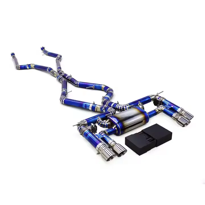 Выхлопная система Yooking Titanium Catback для BMW X5M/X6M F85/F86 4.4T с клапаном регулировки звука