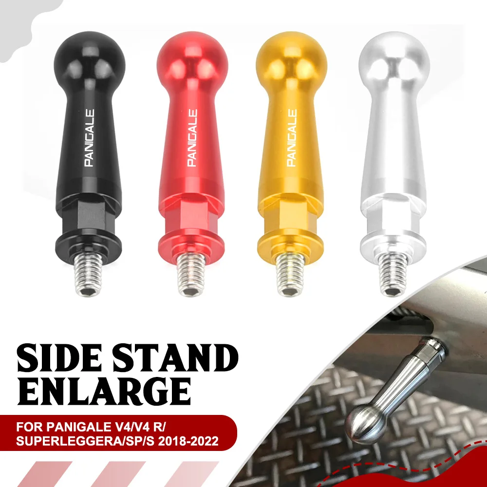

Motorcycle Accessories For Ducati Panigale V4/V4 R/Superleggera/SP/S 2018 2019 2020 2021 2022 Side Stand Pad Plate Kickstand