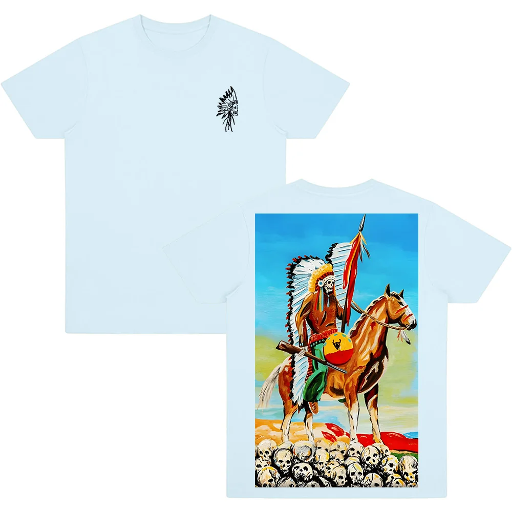 انتقم سبعة أضعاف ماجيك الجرافيك تي شيرت موضة الرجال النساء الملابس خمر Harajuku العصرية المحملة القطن Crewneck تي شيرت غير رسمي #4