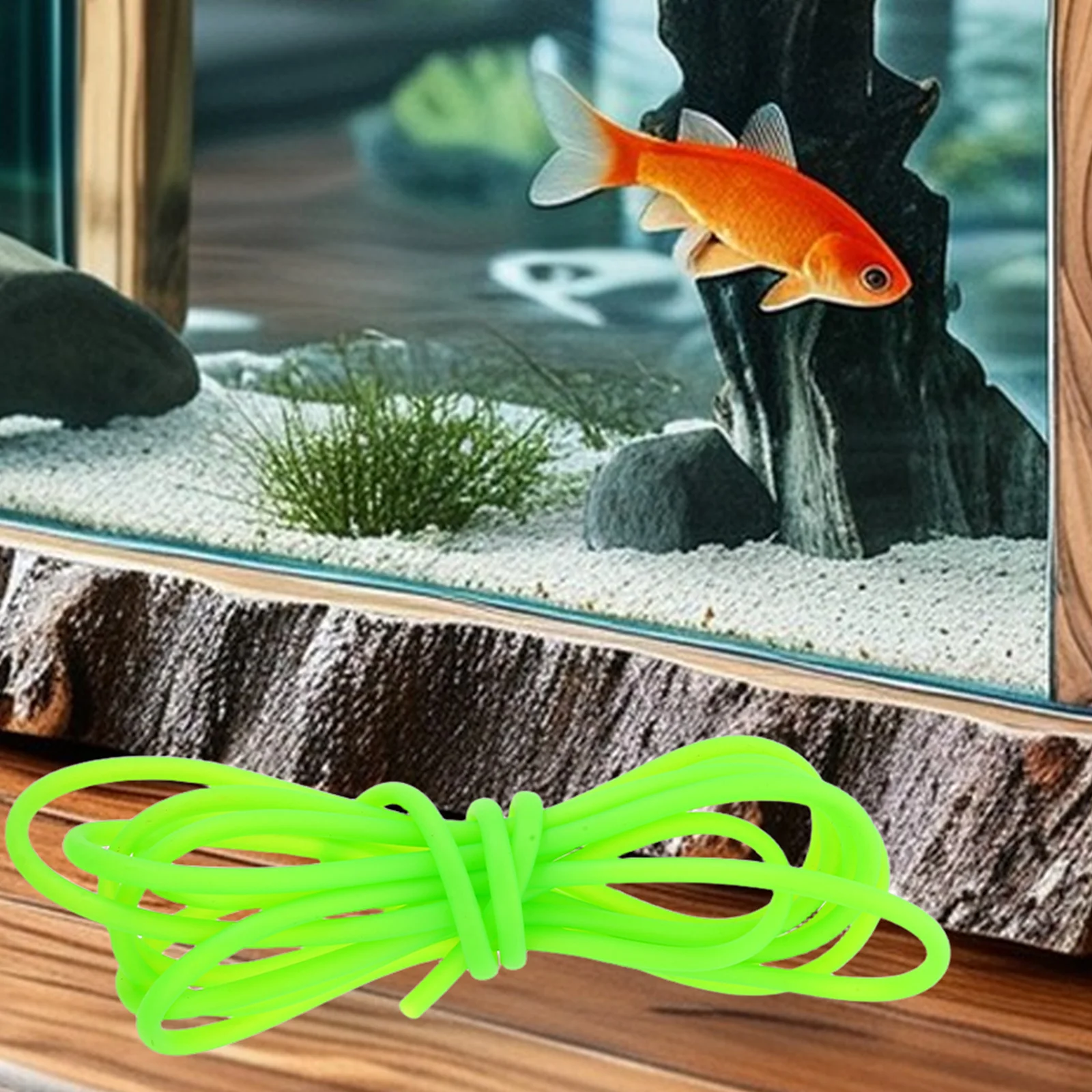 

PVC Air Pump Tubing for Aquarium 6M Oxygenation Hose Flexible Clear Aeration System for Fish Tanks and Water Features