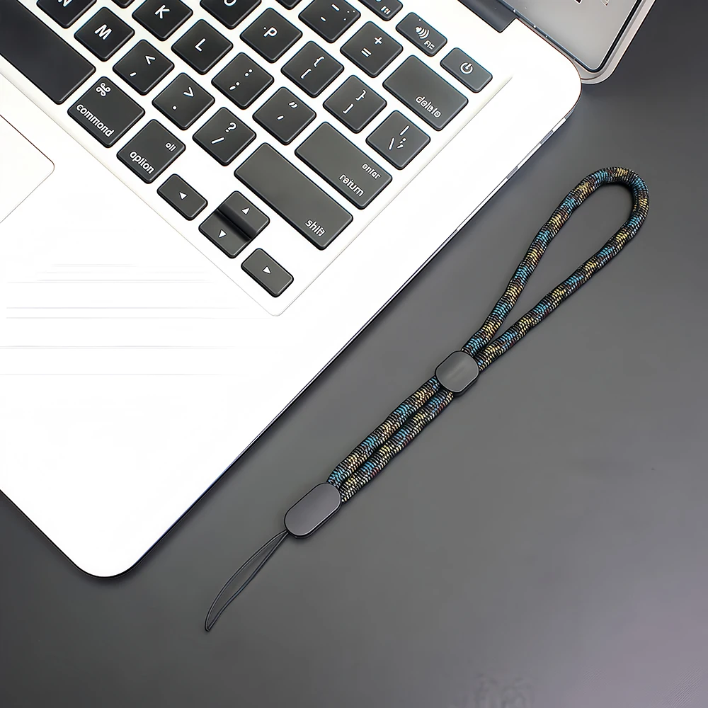 5 Stück 12-45cm Handyhüllenband USB-Schlüsselband Kurzes Lanyard Verstellbare Handschlaufen Anti-Verlust-Handgelenksband für Schlüsselanhänger, Handy, Kamera – Detail 12
