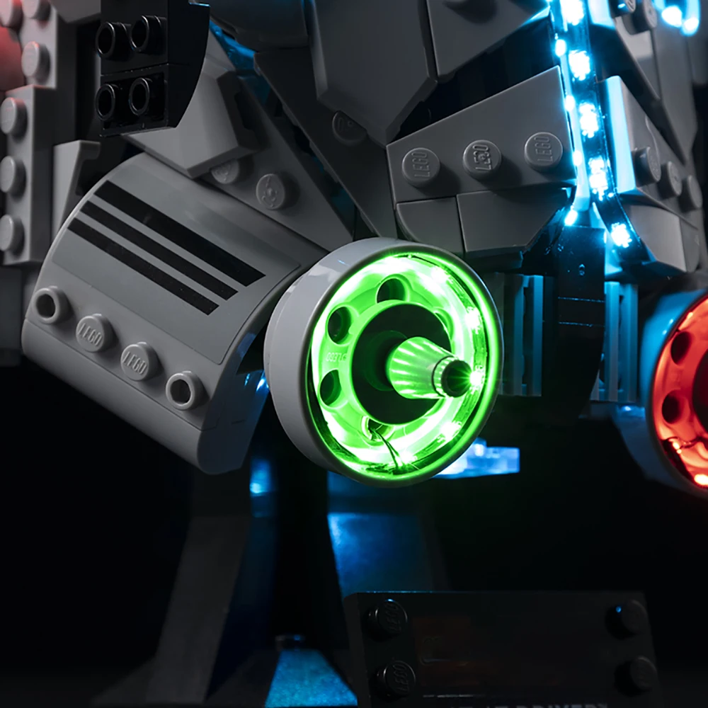 ชุดไฟสําหรับ LEGO AT-AT DRIVER HELMET Starings Wars ไม่รวม Building Block (เฉพาะชุดไฟ LED)