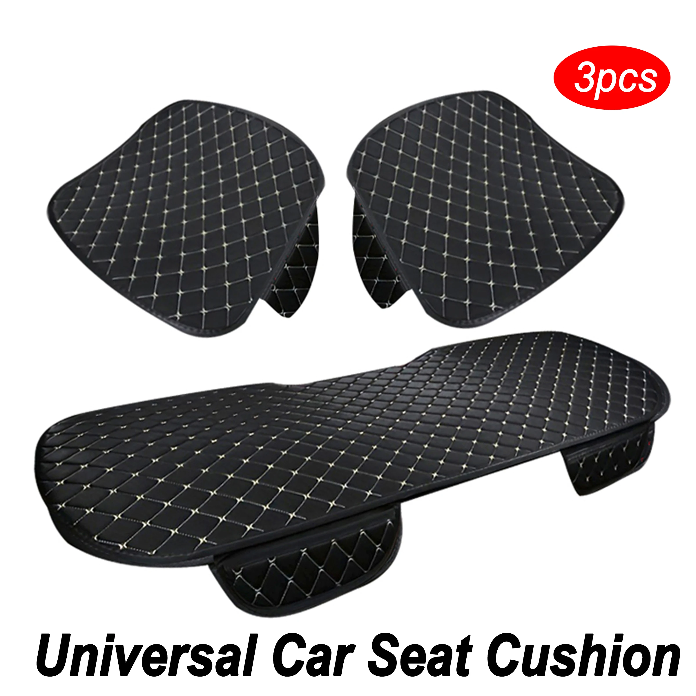 3pcs Universal Car Seat Cushio - огляд і ціна Leather Car Seat Cover