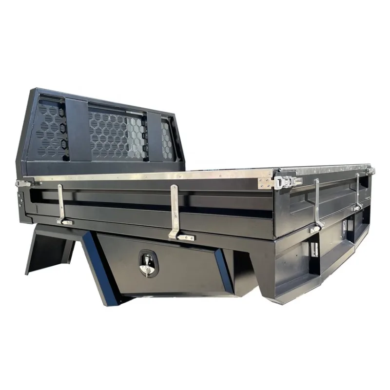 Customized Stainless Steel Ute Canopy Tool Box Trailer Tray Ute Metal Tray Pickup Truck Tray for Land Cruiser 79