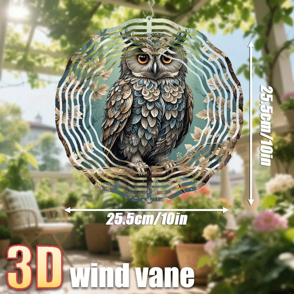 CIFBUY Wind Chimes Metal Garden Yard Decor Creative DIY Hanging Ornament With Swivel Hook Outdoor Patio Decoration For Home