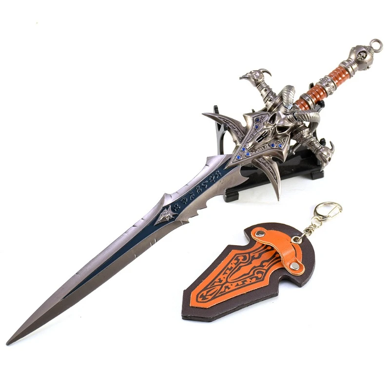 30cm New World of Warcraft Frostmourne Game Peripherals Metal Model Props Desktop Decoration Ornaments Gifts Toys Game Kids