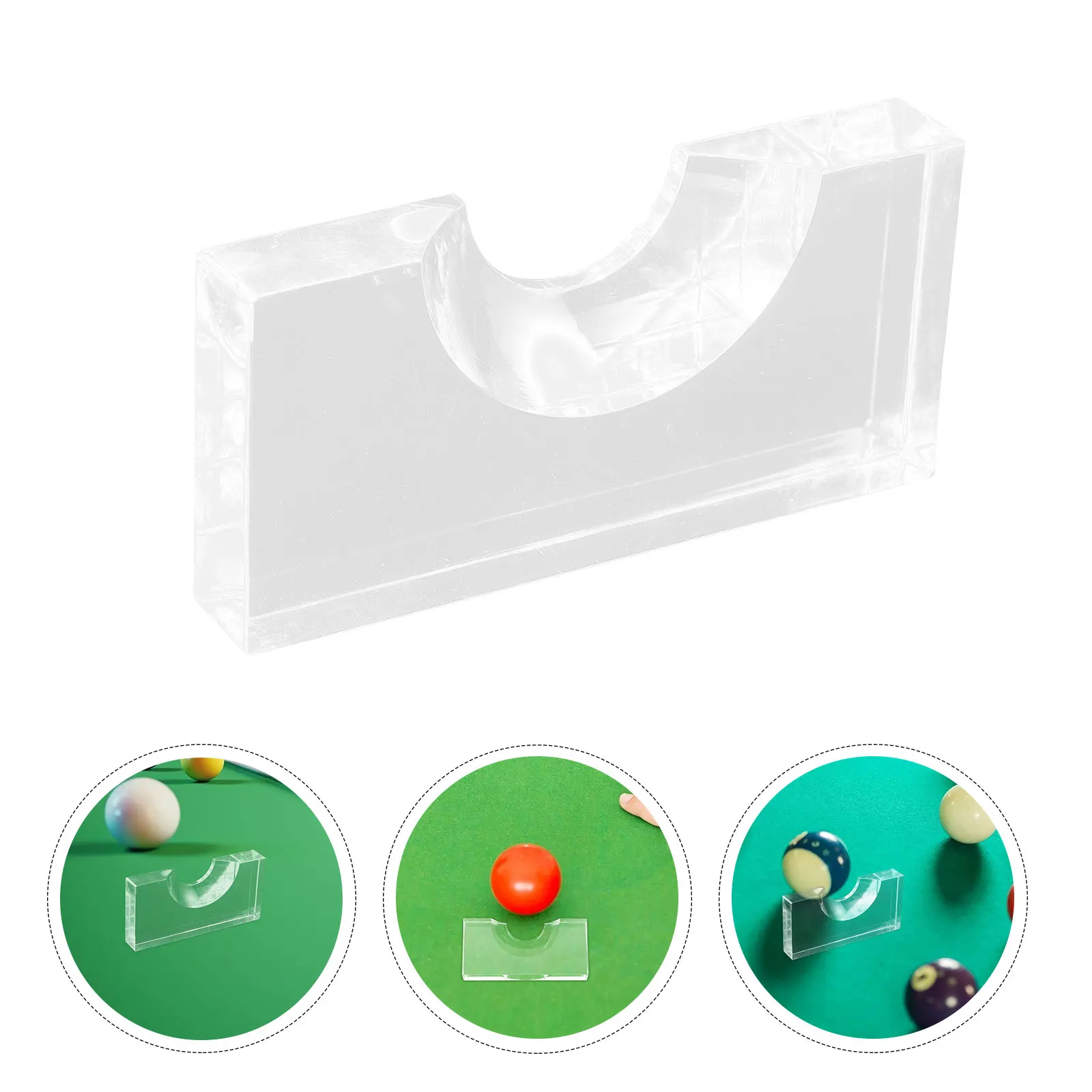 

Professional Snooker Ball Position Marker Acrylic Material Billiard Accessories Durable Daily Use Ball Holder Game Enhancer