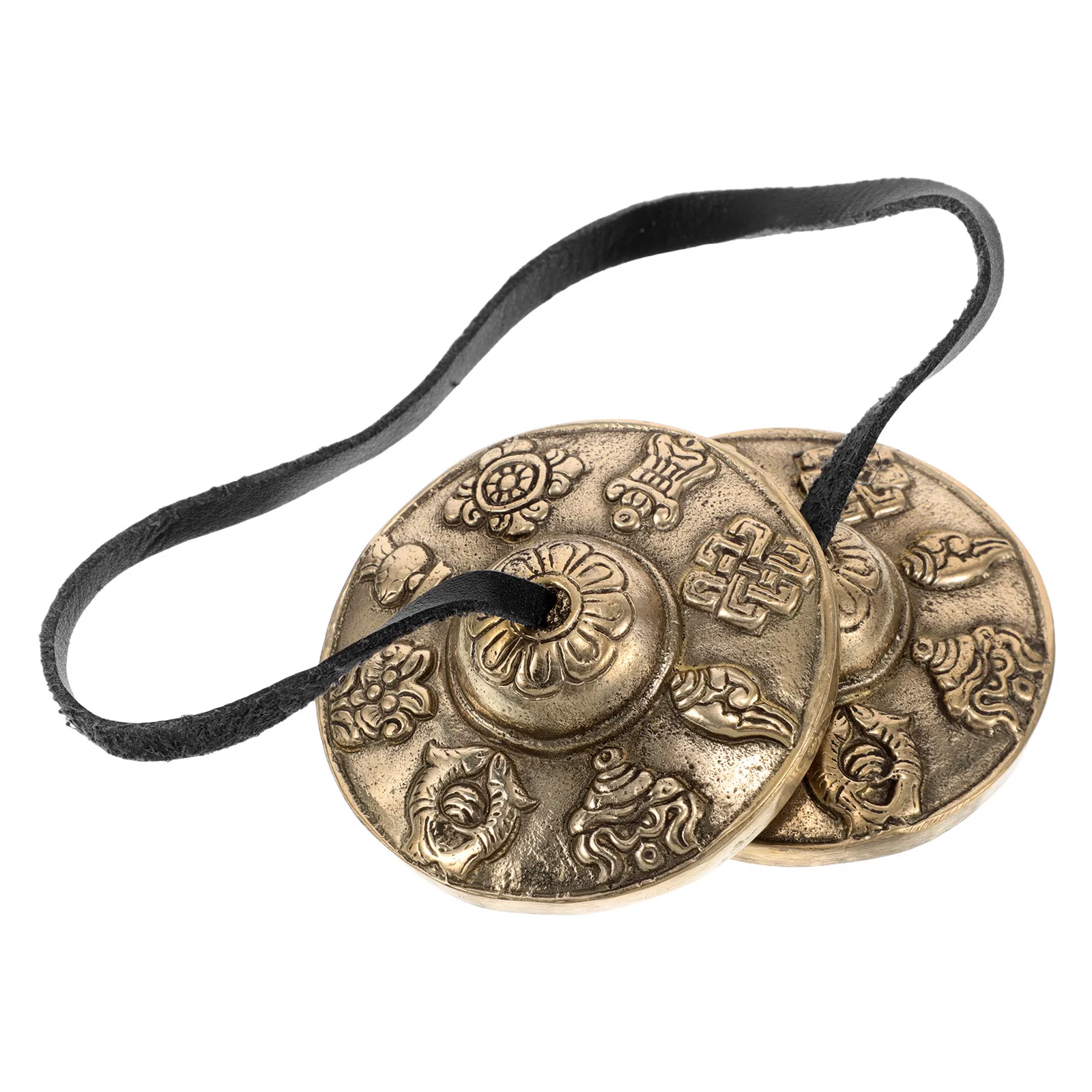 

Nepal Bell Ringing Auspicious Meditation Cymbals Chime Bells Chimes Brass Tingsha