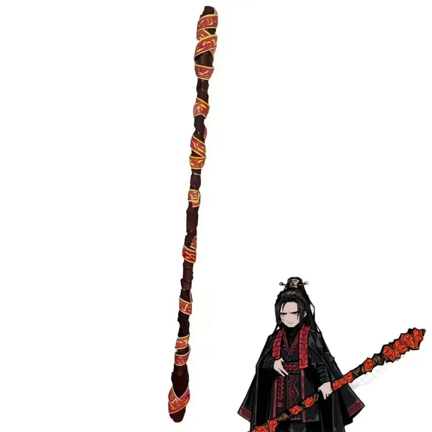 Jia Qiu Cos Staff Prop Replica of Weapons Game Limbus Company Cosplay Prop Halloween Christmas Fancy Party Costume Accessories
