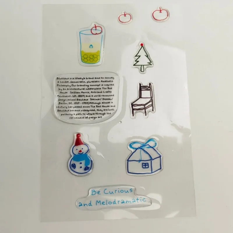 Geléia 3d adesivos em relevo coreano bonito gato preto ins diy gel adesivos transparente inchado decalques para diário scrapbook caso de telefone