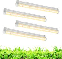 O LED Grow Lamps Plant Full-Spectrum 85-265V Warm White Growth Lights Hydroponics Growing System Aquarium Plants Seed Terrarium