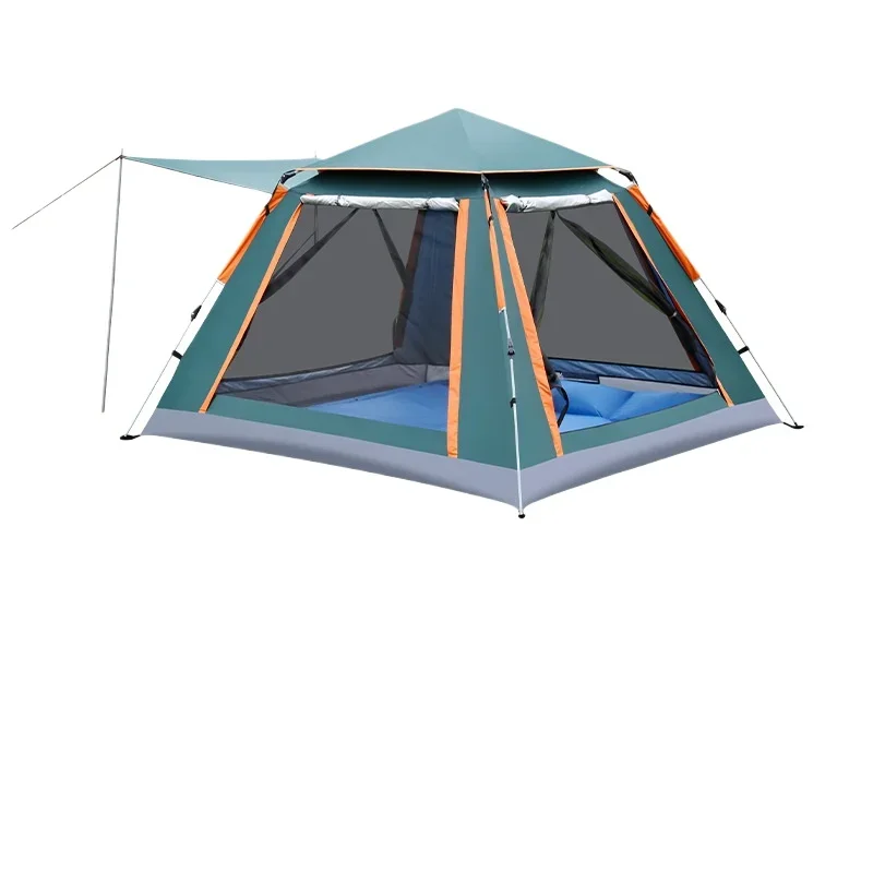 

Outdoor camping tent, panoramic doors and windows, automatic quick opening, sun protection