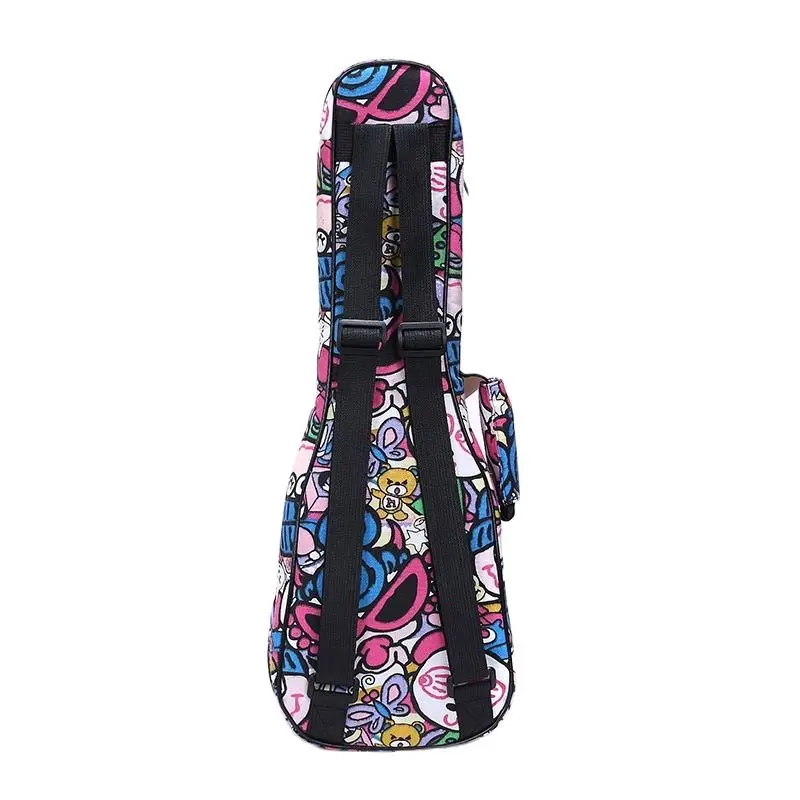 Ukulele Bag Case Waterproof Electric 21 23/24  26 Inches Soprano Concert Tenor Baritone Backpack Carry Gig Portable Colorful