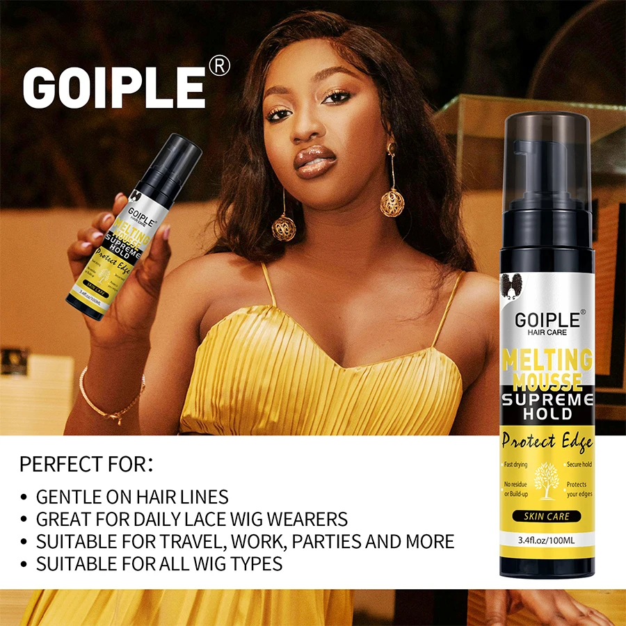 Lace Wig Adhesive Fast Dry Waterproof Glue Break Hair Flyaways Smoothing Wax & Control Gel for Wigs Beginner Toupee Styling Tool 2