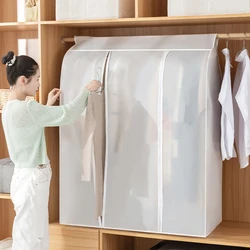 Dustproof Clothes Oversized Cover  Dress Suit Coat Transparent Storage Bag Case Organizer Wardrobe Dress Clothing Hanging