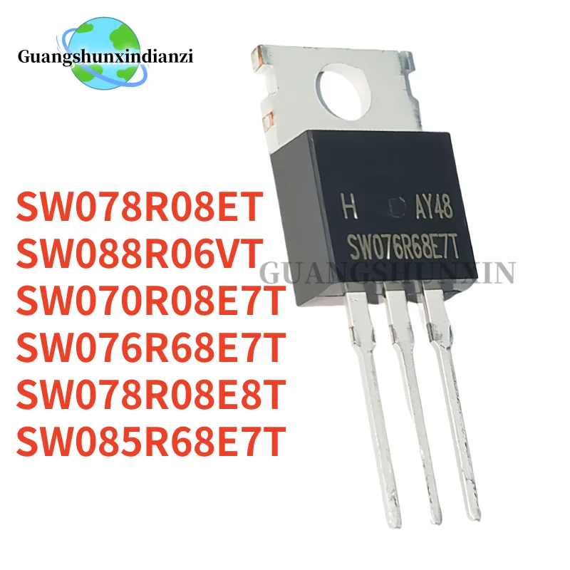 10PCS NEW SW078R08ET SW076R68E7T SW085R68E7T SW078R08E8T SW070R08E7T SW088R06VT TO-220 MOSFET