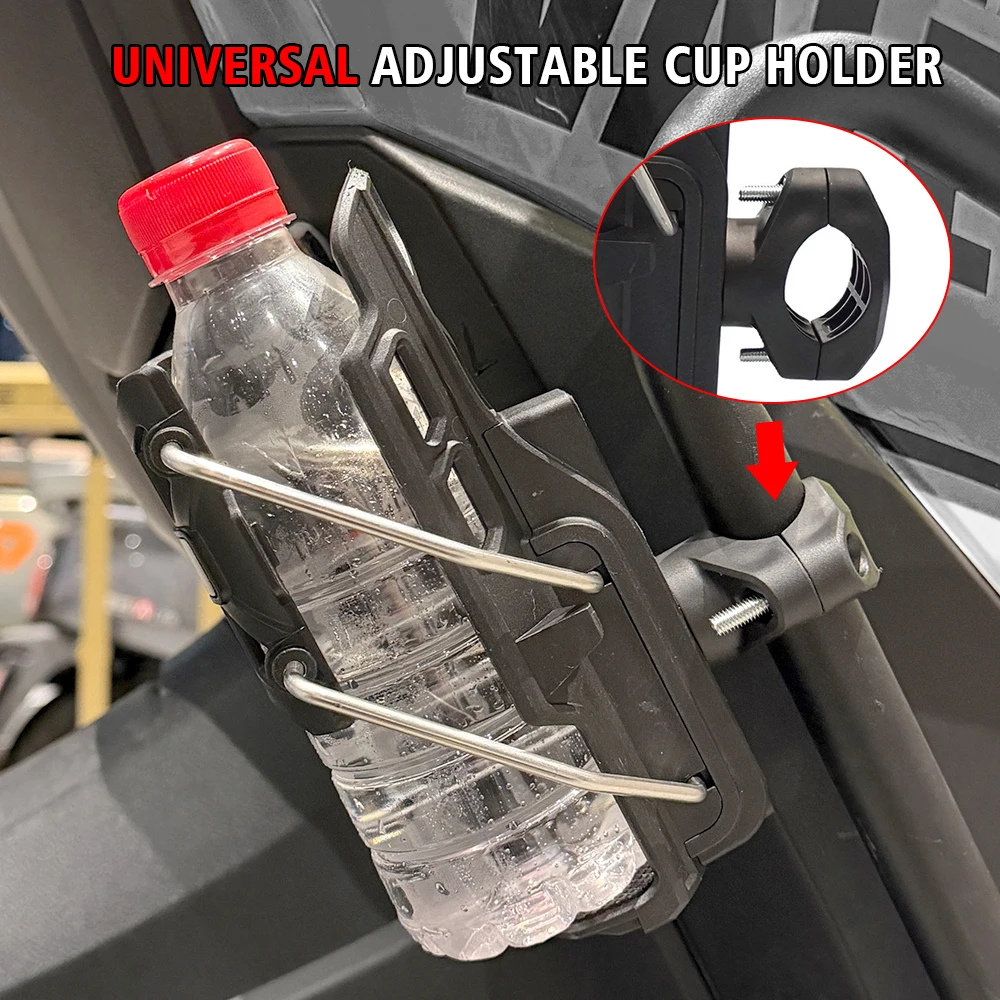 

Cup Holder Accessories FOR BMW HONDA Suzuki CFMOTO YAMAHA Motorcycle Beverage Water Bottle Cage Drinks Holder Water Cup Holder