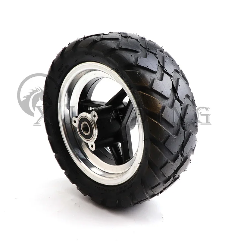 

80/60-6 Tubeless Tire With Disc Brake Hub For Curuss R10 FLJ C11/T11 Electric Scooter Bicycle Mini Kibe ATV 10 inch Wheels