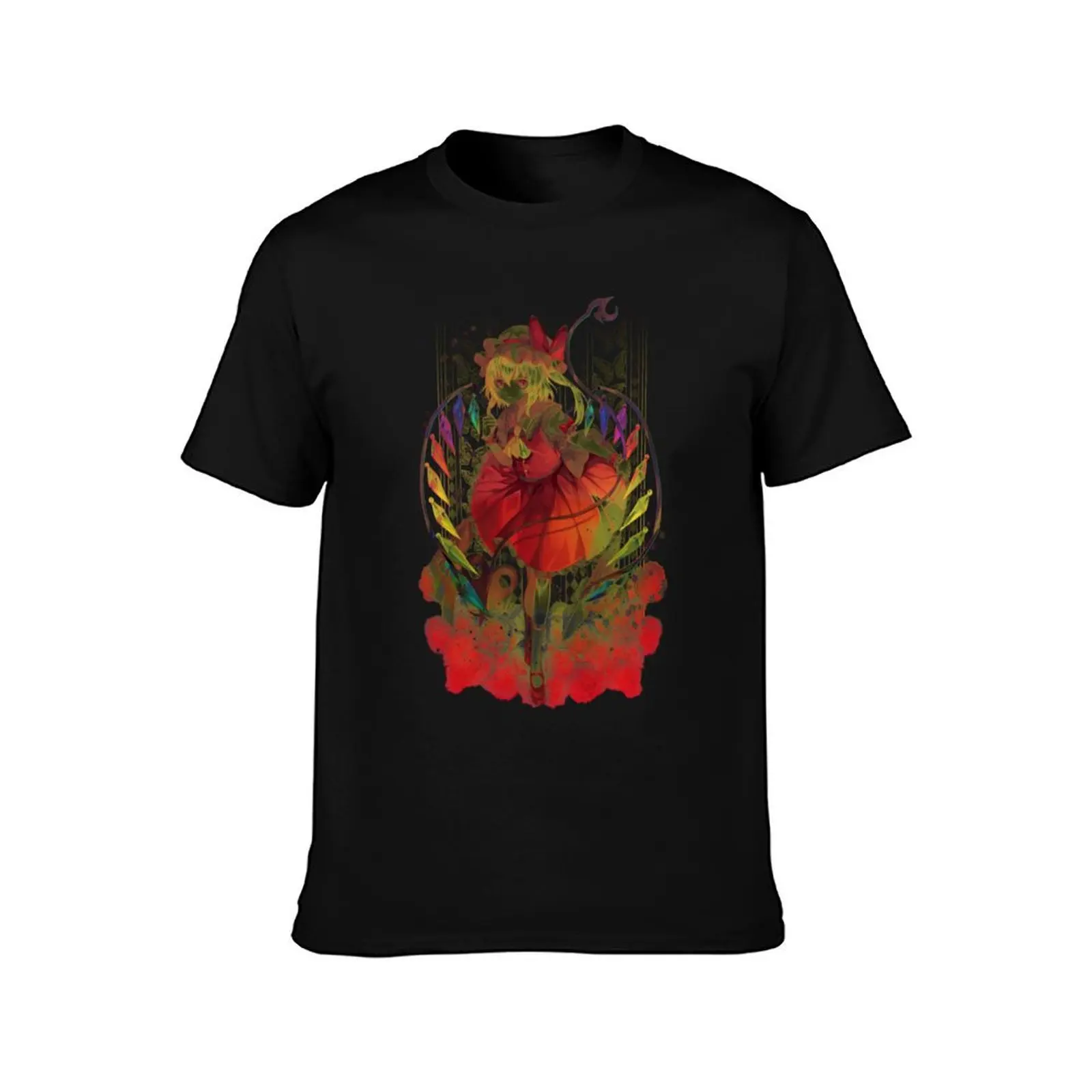 Touhou Project Flandre Scarlet T-Shirt Work Wear Breathable Tee T-Shirt