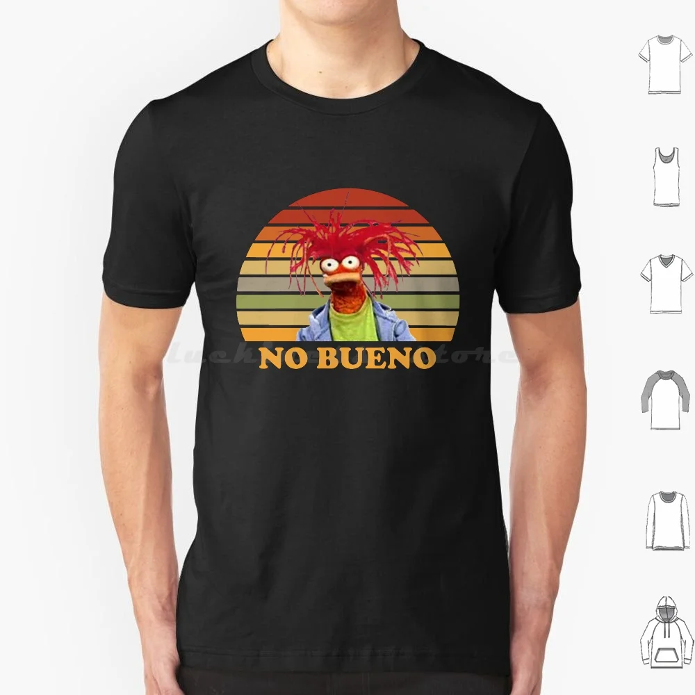 King Prawn-No Bueno T Shirt Big Size 100% Cotton Jim Henson Meme Show Show No Bueno Okay The King Prawn King Prawn