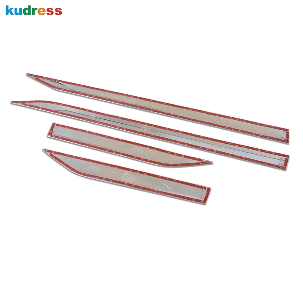 Side Door Body Trim For Toyota RAV4 RAV 4 2019-2021 2022 2023 2024 Chrome Car Door Line Steamer Panel Molding Strip Accessories